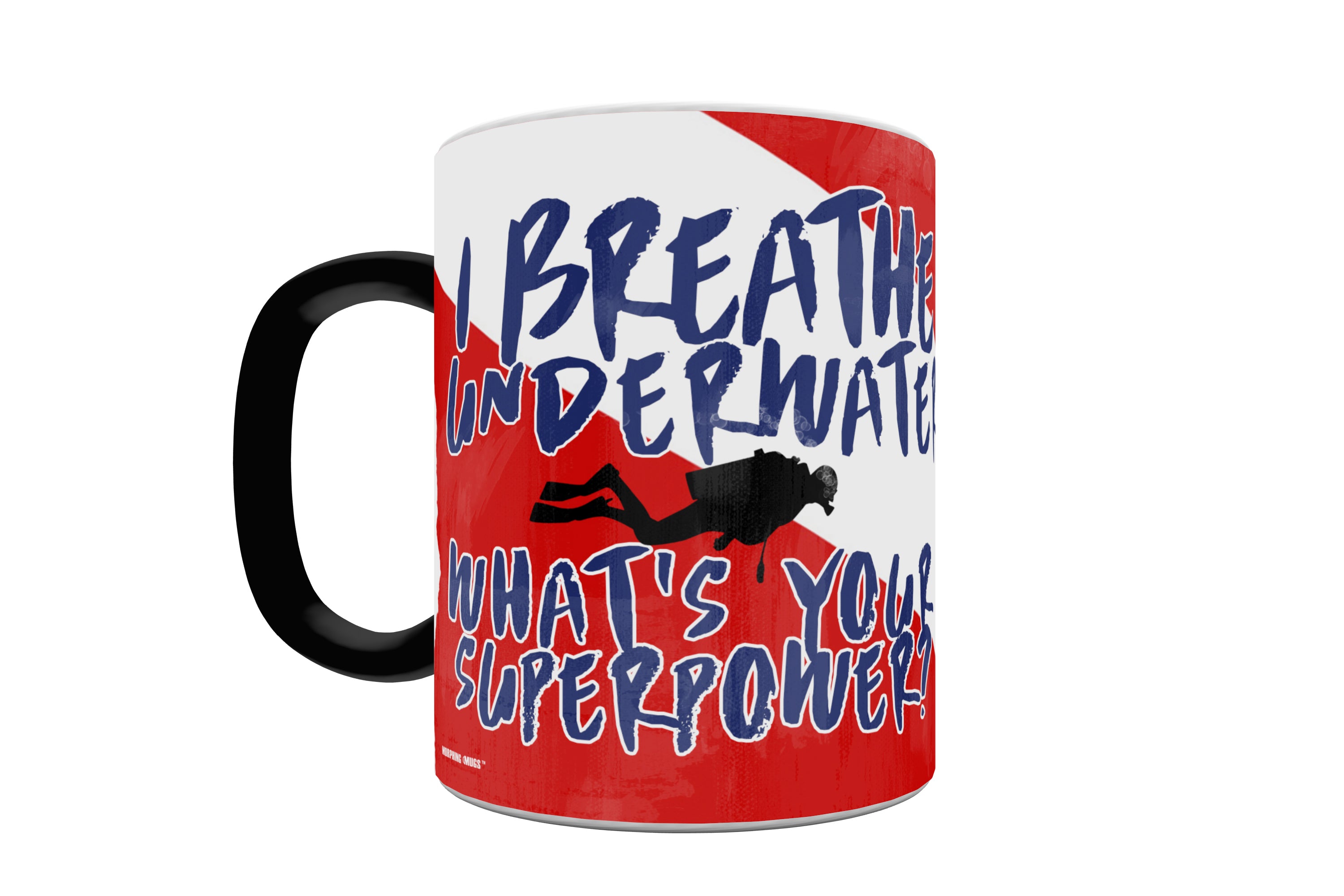 Sports Collection (I Breathe Underwater) Morphing Mugs® Heat-Sensitive Mug MMUG620